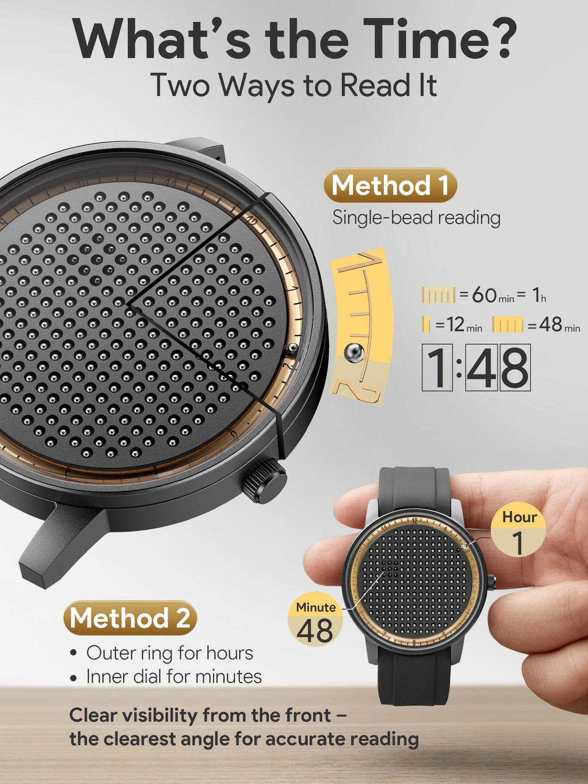 Magnetic Men Watch Black L9572