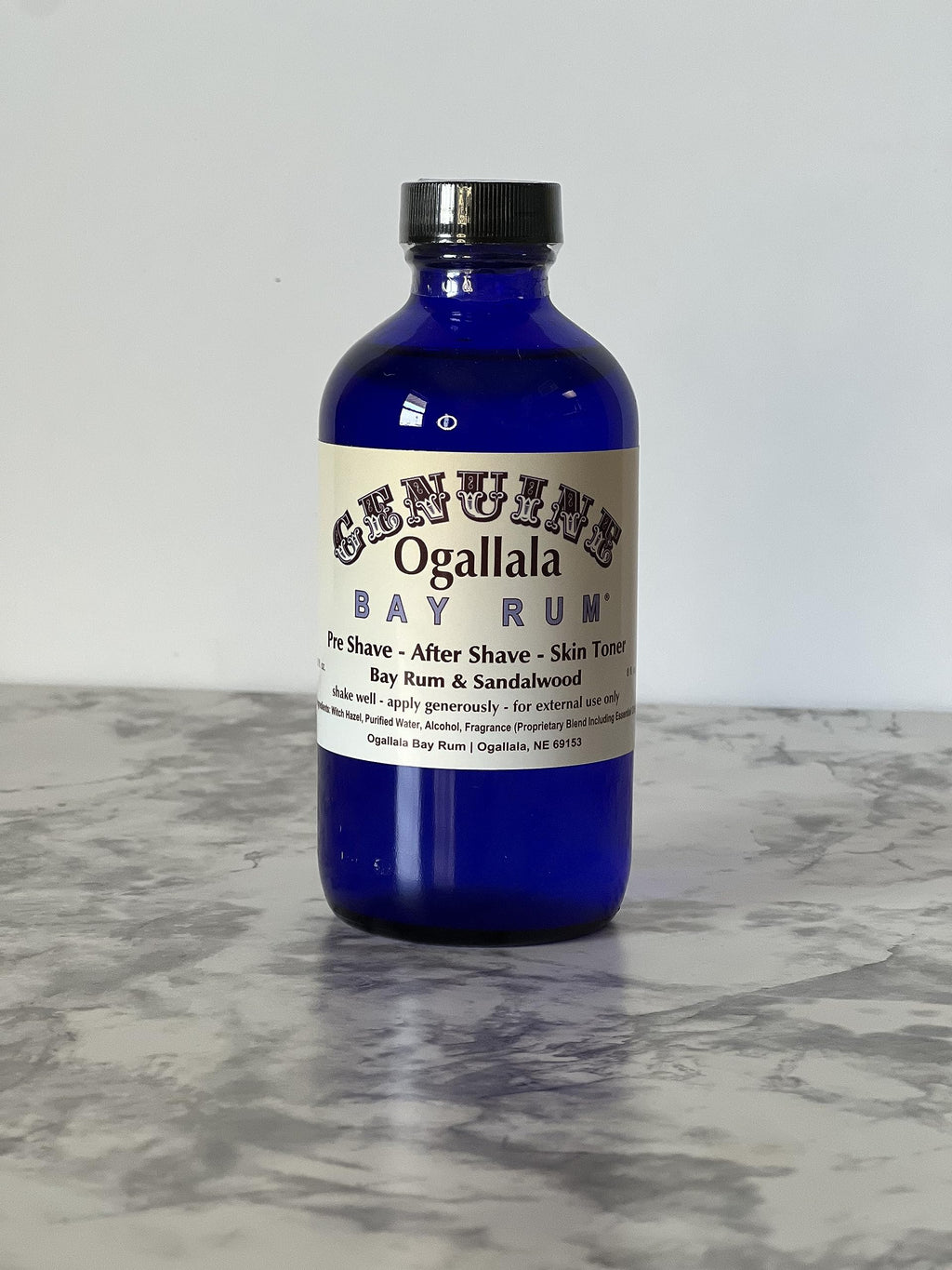 8 oz Bay Rum & Sandalwood Aftershave S444