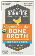 Chicken Bone Broth No Salt Added Organic 16.9 Ounce H4034