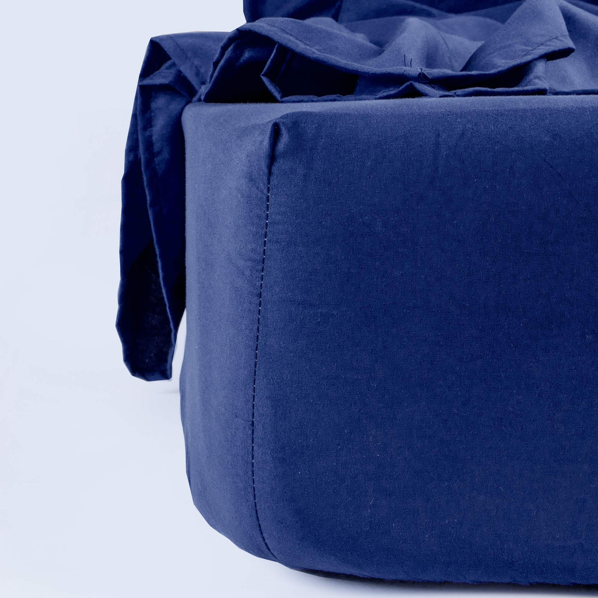 Toddler Microfiber Sheet Set, 3 Piece, Navy Blue Y859528
