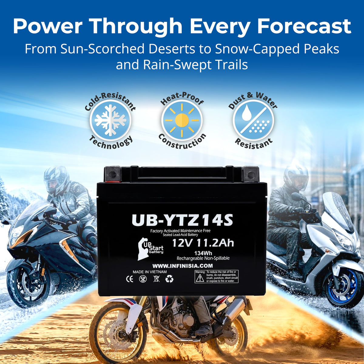 12V 11.2Ah Battery D457
